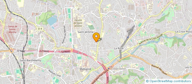 localisation de l'entreprise EGLISE PROTESTANTE BAPTISTE à MARSEILLE