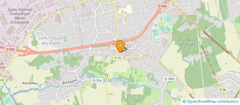 localisation de l'entreprise EGLISE PROTESTANTE BAPTISTE à LAGNY-SUR-MARNE