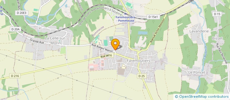 localisation de l'entreprise EGLISE PROTESTANTE BAPTISTE DE FAREMOUTIERS  FAREMOUTIERS