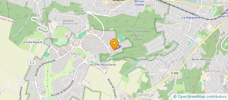 localisation de l'entreprise EGLISE PROTESTANTE BAPTISTE GIF-YVETTE  GIF-SUR-YVETTE