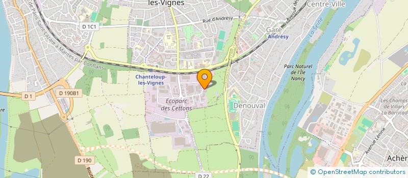 localisation de l'entreprise EGLISE PROTESTANTE BAPTISTE OEUVRES ET MISSION INTERNATIONALE  DE CHANTELOUP-LES-VIGNES à CHANTELOUP-LES-VIGNES