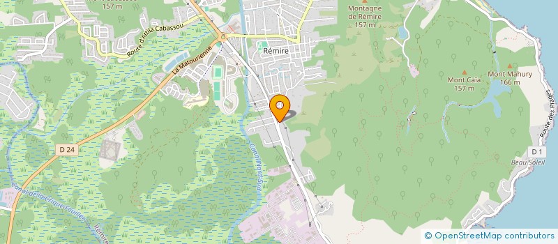 localisation de l'entreprise EGLISE PROTESTANTE DE GUYANE (EPG)  REMIRE-MONTJOLY