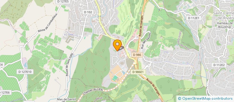 localisation de l'entreprise EGLISE PROTESTANTE DU PIC ST LOUP  SAINT-GELY-DU-FESC