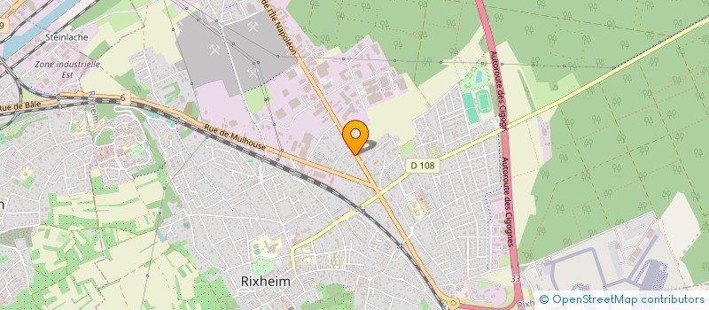 localisation de l'entreprise EGLISE PROTESTANTE ET EVANGEL DE RIXHEIM  RIXHEIM