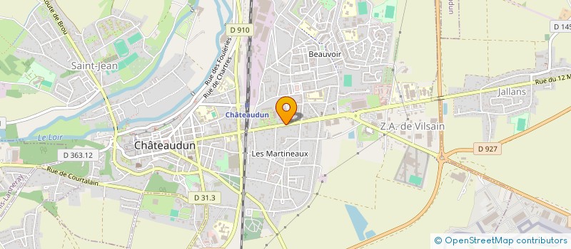 localisation de l'entreprise EGLISE PROTESTANTE EVANGELIQUE à CHATEAUDUN