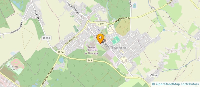 localisation de l'entreprise EGLISE PROTESTANTE EVANGELIQUE  THUMERIES