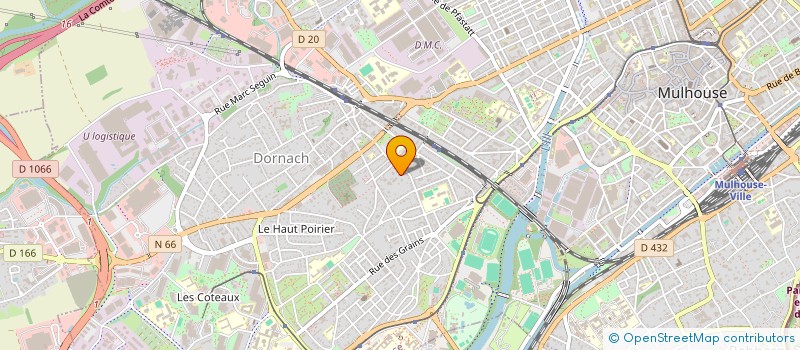 localisation de l'entreprise EGLISE PROTESTANTE EVANGELIQUE - ASSEMBLEE DE DIEU DE MULHOUSE  MULHOUSE