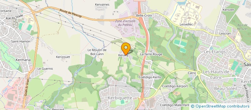 localisation de l'entreprise EGLISE PROTESTANTE EVANGELIQUE DE L'AGGLOMERATION DE VANNES  VANNES