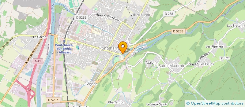 localisation de l'entreprise EGLISE PROTESTANTE EVANGELIQUE DE PONTCHARRA  PONTCHARRA