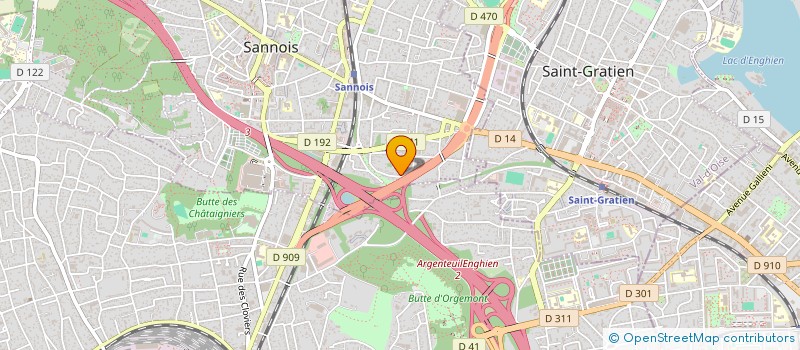 localisation de l'entreprise EGLISE PROTESTANTE EVANGELIQUE DE SANNOIS (EPES)  SANNOIS