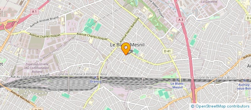 localisation de l'entreprise EGLISE PROTESTANTE EVANGELIQUE DU BLANC-MESNIL à LE BLANC-MESNIL