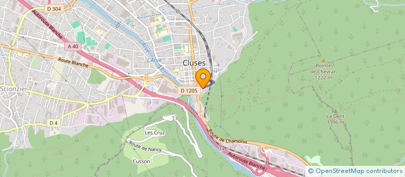 localisation de l'entreprise EGLISE PROTESTANTE EVANGELIQUE LIBRE DE CLUSES à CLUSES