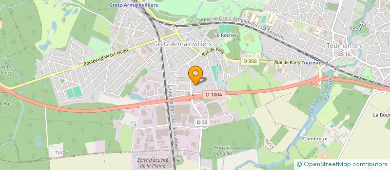 localisation de l'entreprise EGLISE PROTESTANTE EVANGELIQUE MAISON DE DIEU  GRETZ-ARMAINVILLIERS