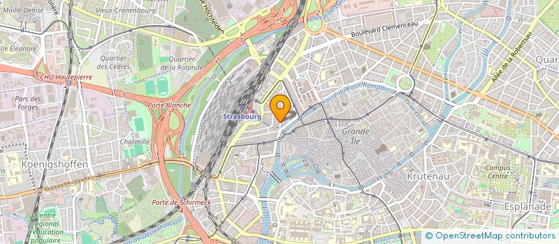 localisation de l'entreprise EGLISE PROTESTANTE EVANGELIQUE METHODISTE (EPEM) à STRASBOURG
