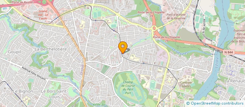 localisation de l'entreprise EGLISE PROTESTANTE EVANGELIQUE NANTES BOISSIERE à NANTES