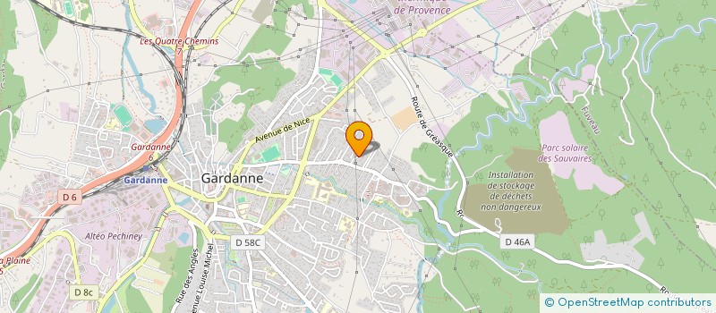 localisation de l'entreprise EGLISE PROTESTANTE EVANGELIQUE VAL ARC à GARDANNE