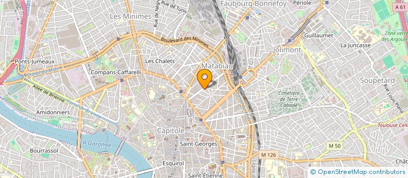localisation de l'entreprise EGLISE PROTESTANTE LES DEUX RIVES  TOULOUSE