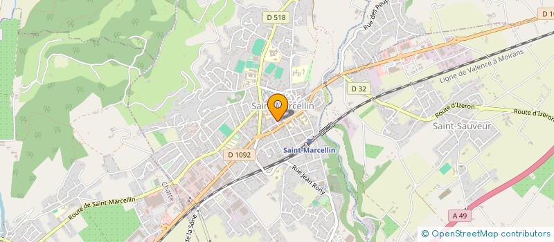 localisation de l'entreprise EGLISE PROTESTANTE LIBRE DE SAINT MARCELLIN à SAINT-MARCELLIN
