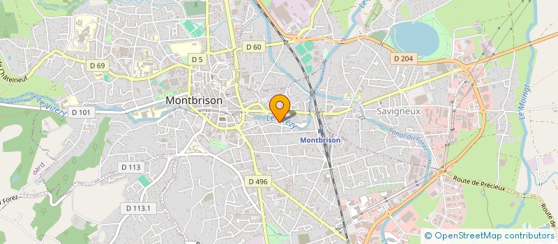 localisation de l'entreprise EGLISE PROTESTANTE MALGACHE (FPMA) SAINT ETIENNE  MONTBRISON