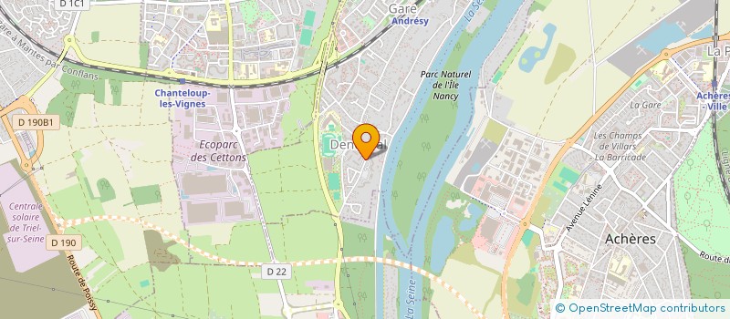 localisation de l'entreprise EGLISE PROTESTANTE NEWFOCUS LES MONTAGNES DES AROMATES  ANDRESY