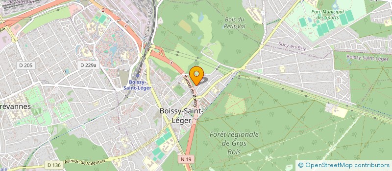 localisation de l'entreprise EGLISE PROTESTANTE UNIE DE BOISSY SAINT LEGER à BOISSY-SAINT-LEGER