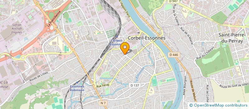 localisation de l'entreprise EGLISE PROTESTANTE UNIE DE CORBEIL EVRY à CORBEIL-ESSONNES