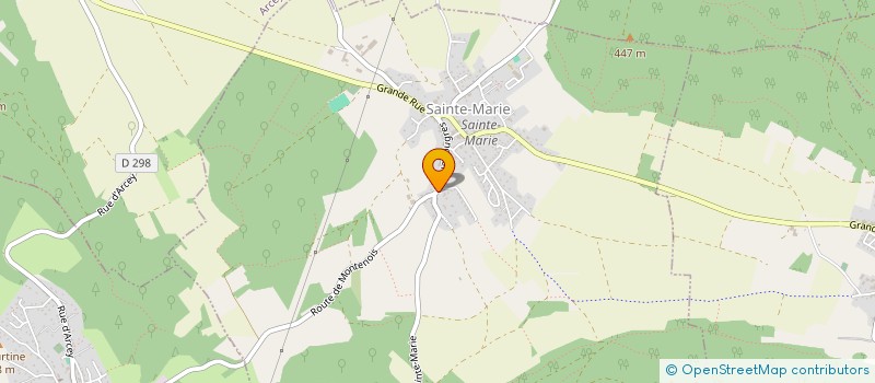 localisation de l'entreprise EGLISE PROTESTANTE UNIE DE FRANCE à SAINTE-MARIE