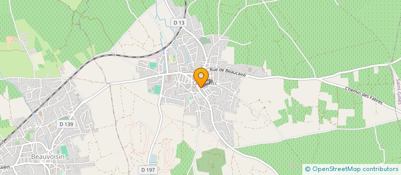 localisation de l'entreprise EGLISE PROTESTANTE UNIE DE GENERAC AUBORD  GENERAC