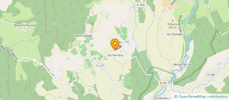 localisation de l'entreprise EGLISE PROTESTANTE UNIE DE L EST CRESTOIS  MIRABEL-ET-BLACONS