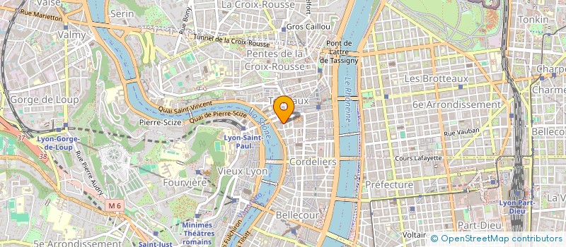 localisation de l'entreprise EGLISE PROTESTANTE UNIE DE LYON TERREAUX à LYON