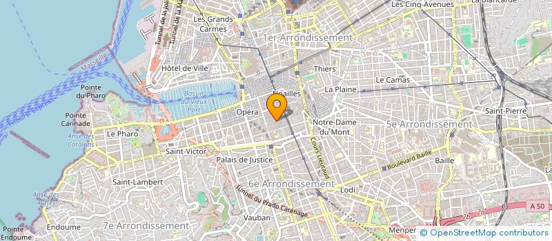 localisation de l'entreprise EGLISE PROTESTANTE UNIE DE MARSEILLE GRIGNAN à MARSEILLE