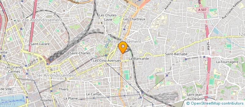 localisation de l'entreprise EGLISE PROTESTANTE UNIE DE MARSEILLE PROVENCE à MARSEILLE
