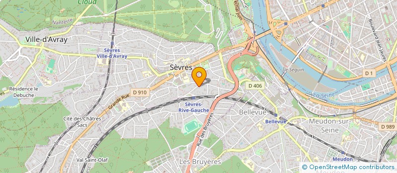 localisation de l'entreprise EGLISE PROTESTANTE UNIE DE MEUDON SEVRES VILLE D'AVRAY à SEVRES
