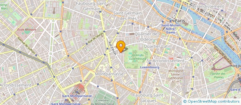 localisation de l'entreprise EGLISE PROTESTANTE UNIE DE PENTEMONT LUXEMBOURG  PARIS