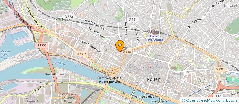 localisation de l'entreprise EGLISE PROTESTANTE UNIE DE ROUEN  ROUEN