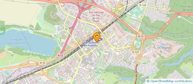 localisation de l'entreprise EGLISE PROTESTANTE UNIE DE SAINT QUENTIN EN YVELINES à MONTIGNY-LE-BRETONNEUX