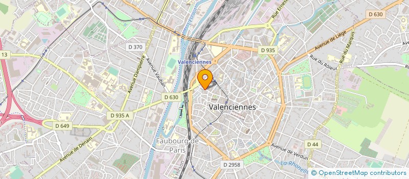 localisation de l'entreprise EGLISE PROTESTANTE UNIE DE VALENCIENNES  VALENCIENNES