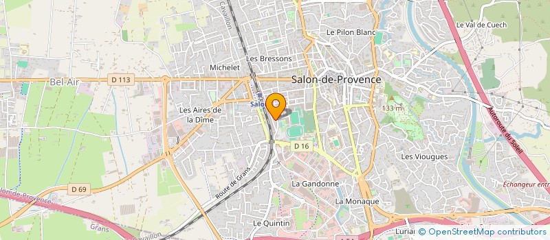 localisation de l'entreprise EGLISE PROTESTANTE UNIE DU PAYS SALONAIS  SALON-DE-PROVENCE