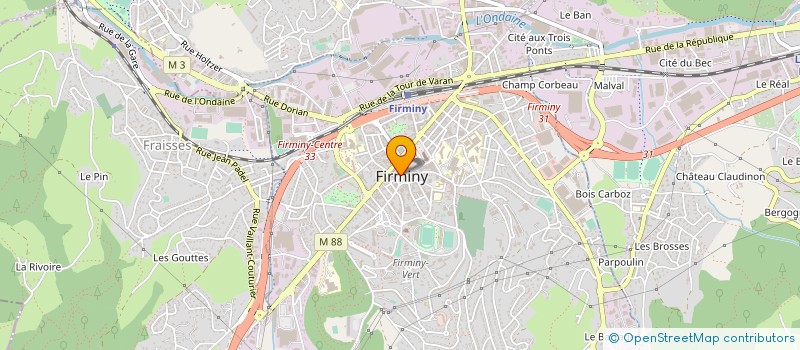 localisation de l'entreprise EGLISE REFORMEE DE FRANCE à FIRMINY