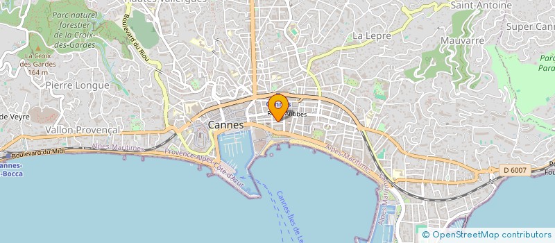 localisation de l'entreprise EGLISE REFORMEE DE FRANCE  CANNES