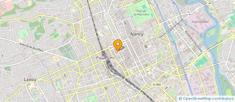 localisation de l'entreprise EGLISE REFORMEE DE NANCY  NANCY