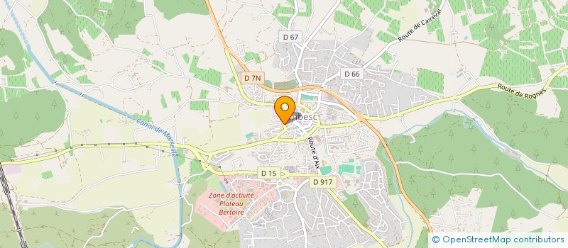 localisation de l'entreprise EGLISE REFORMEE EVANGELIQUE DE LAMBESC  LAMBESC