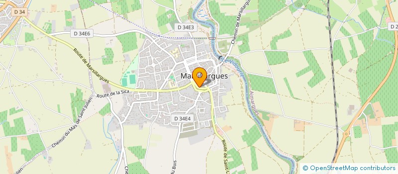 localisation de l'entreprise EGLISE REFORMEE MARSILLARGUES  MARSILLARGUES
