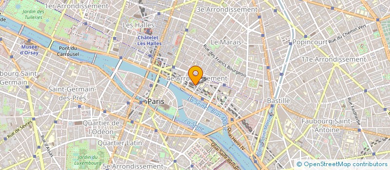 localisation de l'entreprise EGLISE SAINT GERVAIS - SAINT PROTAIS à PARIS