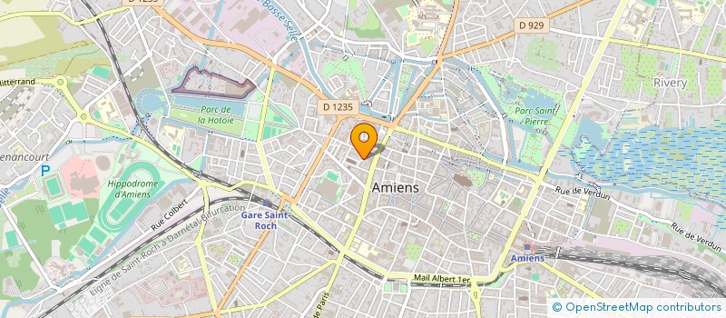 localisation de l'entreprise EGLISE SAINT JACQUES  AMIENS