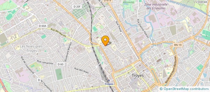 localisation de l'entreprise EGLISE SAINT MARTIN  TROYES