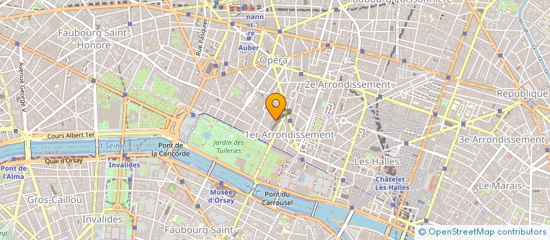 localisation de l'entreprise EGLISE SAINT ROCH à PARIS