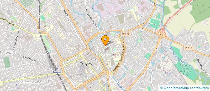 localisation de l'entreprise EGLISE ST PIERRE ST PAUL  TROYES