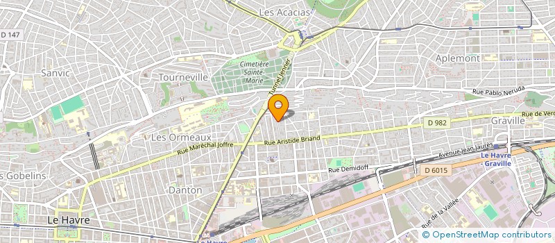 localisation de l'entreprise EGLISE VIE à LE HAVRE