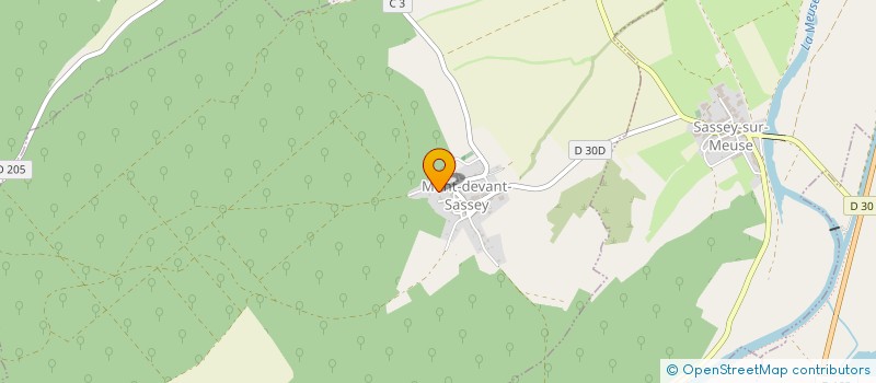 localisation de l'entreprise EGLISES OUVERTES DU GRAND-EST DE FRANCE à MONT-DEVANT-SASSEY